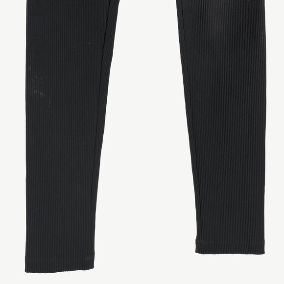 Off-White Black Logo-Waistband Ribbed Leggings - Picture 5 of 11